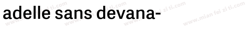 adelle sans devana字体转换